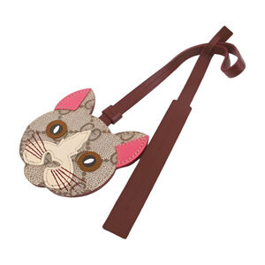6516 - Gucci Guccissima Cat Bag Charm - NIB